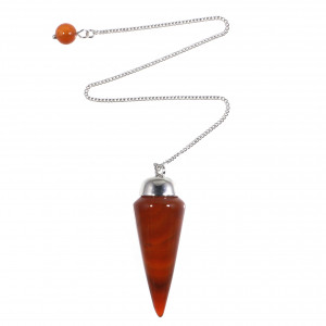 Pendulum, Long Drop, Carnelian
